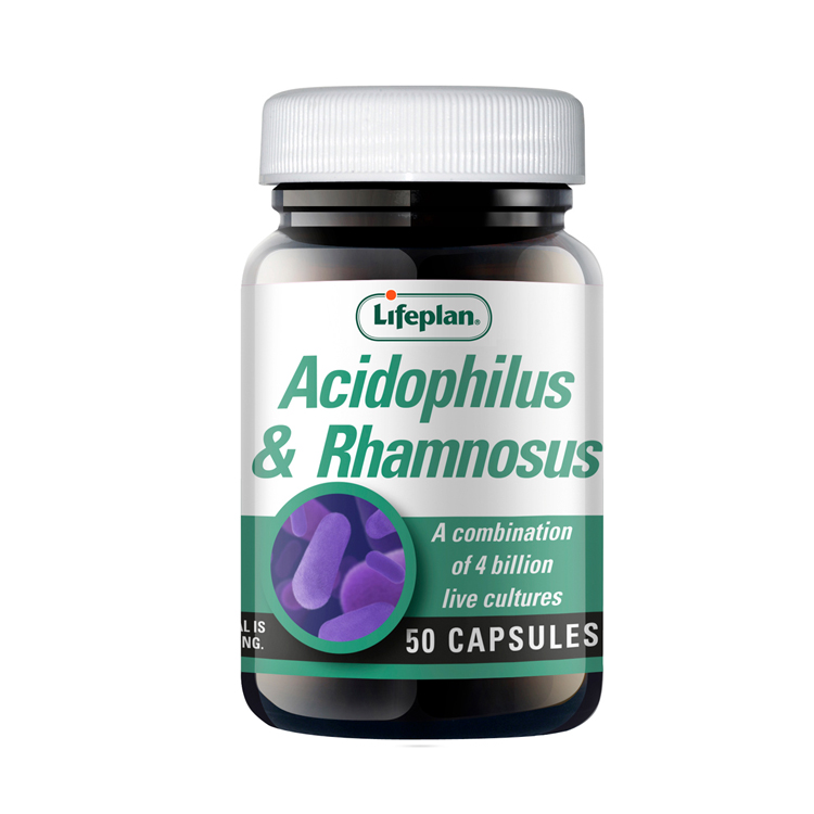 Lifeplan Acidophilus & Rhamnosus 4 Billion 50 vcaps